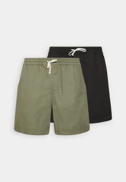 Pier One 2 Pack - Shorts - Olive/Black -Professionele Herenkledingwinkel 8f4f659af78442c185d8dbca74fb1591