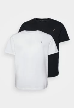 Pier One 2 Pack - T-Shirt Basic - Dark Blue/White -Professionele Herenkledingwinkel 90a17242bb494357bb9c3bc8420a664e