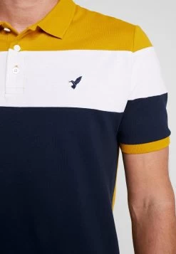 Pier One Poloshirt - Dark Blue/Mustard -Professionele Herenkledingwinkel 953fd97b317348de958b702d326c8b14