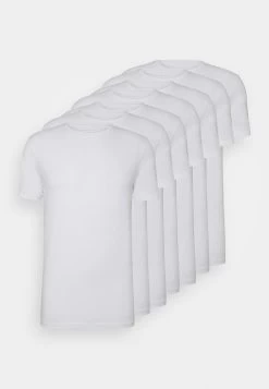 Pier One 7 Pack - T-Shirt Basic - White