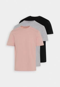 Pier One 3 Pack - T-Shirt Basic - Mottled Light Grey/Pink/Black 15 Pier One 3 Pack - T-Shirt Basic - Mottled Light Grey/Pink/Black -Professionele Herenkledingwinkel 99867f7702c549b5b66de9a87bff9eae