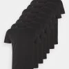Pier One 7 Pack - T-Shirt Basic - Black -Professionele Herenkledingwinkel 9d043fa87e4c481f853c6645808423c9