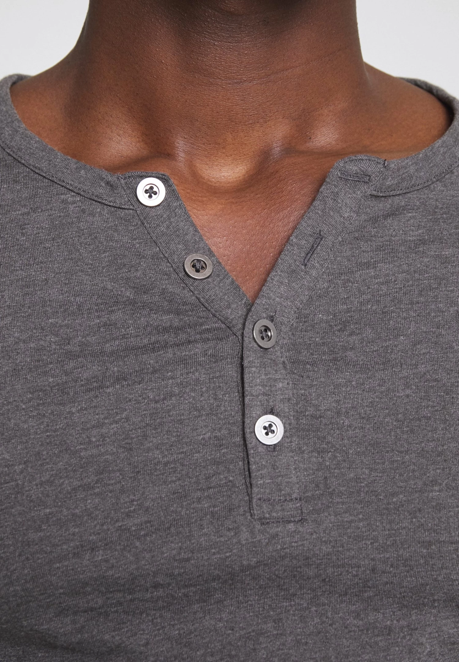 Pier One Longsleeve - Dark Grey Melange 8 Pier One Longsleeve - Dark Grey Melange - Afbeelding 6