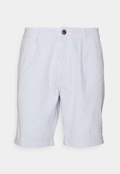 Pier One Pleated Seersucker Short - Shorts - Blue -Professionele Herenkledingwinkel a020ce1da6b84bd9bdafa40d5705abc0