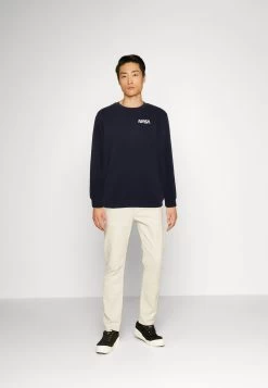 Pier One Nasa - Sweater - Dark Blue -Professionele Herenkledingwinkel a2766926ea9a4435a9b9fa89b5f999db