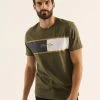 Pier One T-Shirt Print - Olive -Professionele Herenkledingwinkel a28190738adc4fe48749914c188ac33e