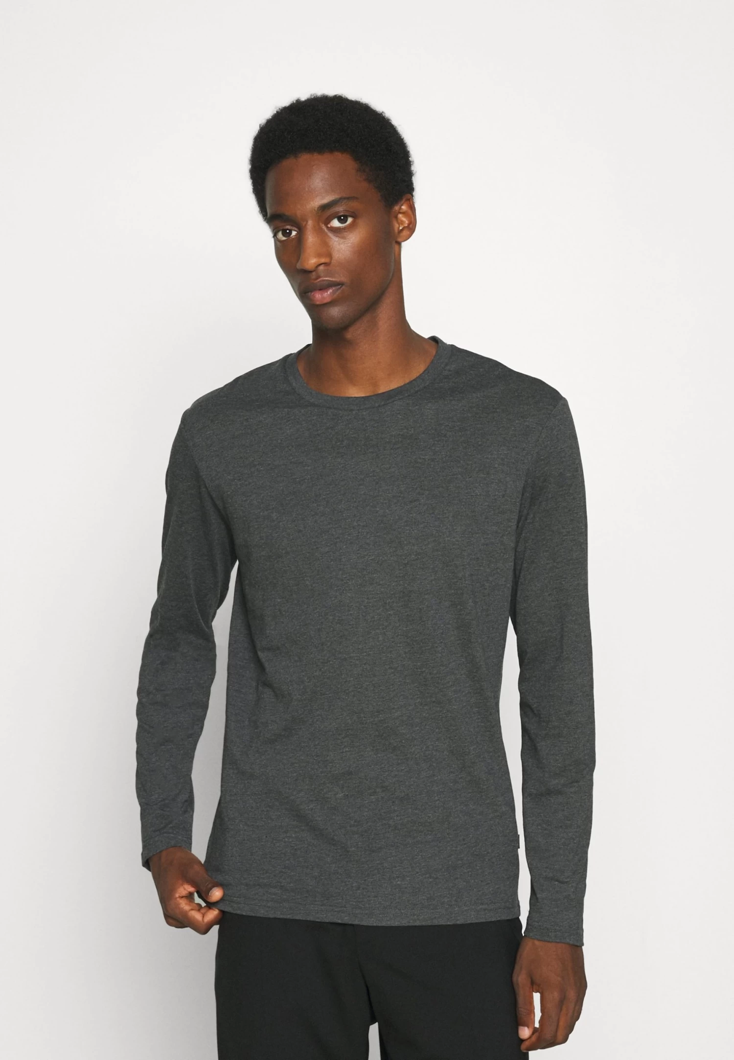Pier One Longsleeve - Black/Dark Grey/Olive 7 Pier One Longsleeve - Black/Dark Grey/Olive - Afbeelding 5