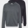 Pier One 2 Pack - Sweater - Black/Mottled Dark Grey 1 Pier One 2 Pack - Sweater - Black/Mottled Dark Grey -Professionele Herenkledingwinkel aac32521ee404b7f82fed2b996d01930