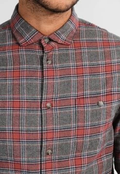 Pier One Overhemd - Grey/Coral -Professionele Herenkledingwinkel aec58b86fdd04742b8391be56b121545