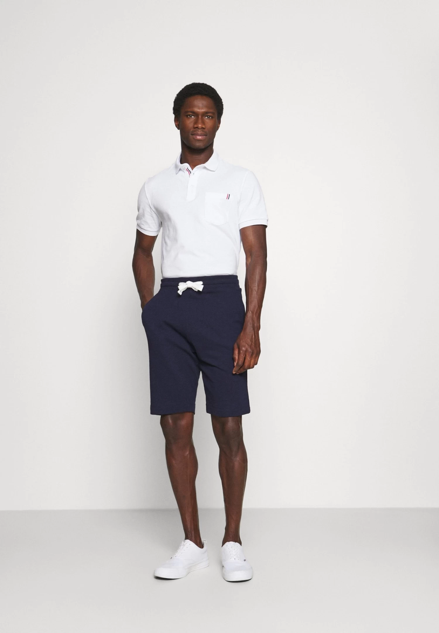 Pier One Tricolore Trim- Poloshirt - White 4 Pier One Tricolore Trim- Poloshirt - White - Afbeelding 2