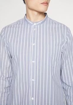 Pier One Muscle Fit Stand- Overhemd - Blue -Professionele Herenkledingwinkel aef632d443f84662a23ef0d9f4646ec0