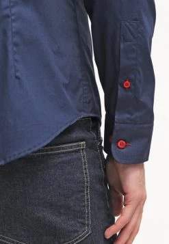 Pier One Overhemd - Dark Blue/Red -Professionele Herenkledingwinkel b212f31e981944508589b4716cbae3d6