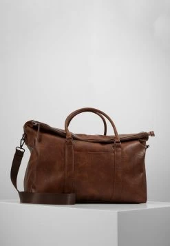 Pier One Unisex - Weekendtas - Dark Brown -Professionele Herenkledingwinkel b47bf83c42a44f9cadb9f24fb08dea33