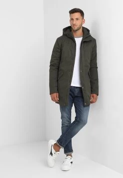 Pier One Parka - Dark Green -Professionele Herenkledingwinkel b574717ab36948b8a36a41560e4f2b55