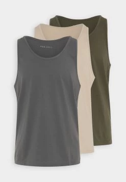 Pier One 3 Pack - Top - Olive/Off-White/Stone -Professionele Herenkledingwinkel b8085e069c094837abcd91f51752de0e