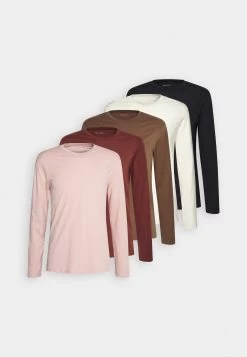 Pier One 5 Pack - Longsleeve - Off-White/Mauve/Brown -Professionele Herenkledingwinkel b8e45d0b40634cbaac3eb14e9c373a5b