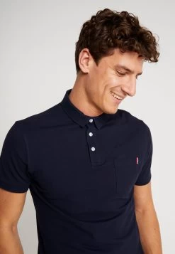 Pier One Tricolore Trim- Poloshirt - Dark Blue -Professionele Herenkledingwinkel bad28d0c72194b1da8f2c256060f8c3d