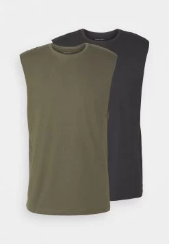 Pier One 2 Pack - Top - Black/Khaki 12 Pier One 2 Pack - Top - Black/Khaki -Professionele Herenkledingwinkel c754ddb9346549e8894dba6be226fca9