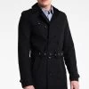 Pier One Trenchcoat - Black -Professionele Herenkledingwinkel ca6015a78a594c8da503176ac1dbb718