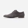 Pier One Leather - Veterschoenen - Grey -Professionele Herenkledingwinkel d01d70a2887940128b07be1b4c4d6526