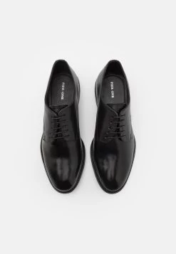 Pier One Leather - Veterschoenen - Black -Professionele Herenkledingwinkel d329b480fd9647fcb02de0ad52e20a04