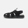 Pier One Leather - Outdoorsandalen - Black -Professionele Herenkledingwinkel d8ea1f69a05246c6b6efa7fde8b22d3e