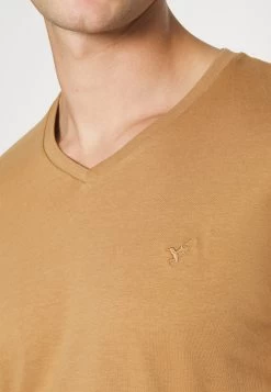 Pier One V Neck Bird Tonal 3 Pack - T-Shirt Basic - Light Brown/White/Dark Blue -Professionele Herenkledingwinkel dbb41cfafe134396801079ad8aaa0b0b