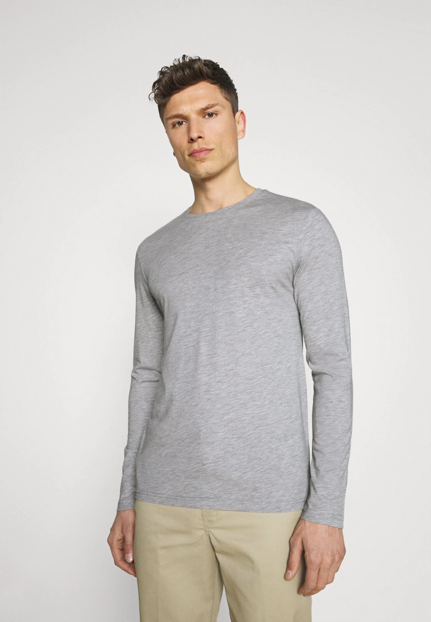 Pier One 2 Pack - Longsleeve - Dark Blue/Mottled Grey 4 Pier One 2 Pack - Longsleeve - Dark Blue/Mottled Grey - Afbeelding 2