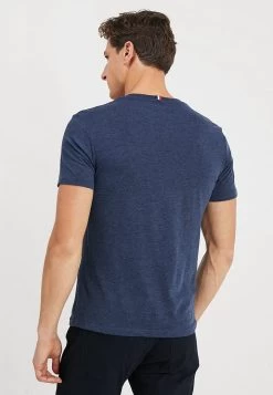 Pier One T-Shirt Basic - Mottled Dark Blue -Professionele Herenkledingwinkel dd651f97754741faafc702872c502666