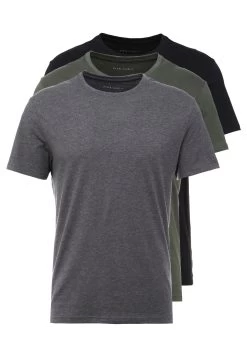 Pier One 3 Pack - T-Shirt Basic - Black/Grey/Green -Professionele Herenkledingwinkel df840033a7f04afda15f16c48ba7762b