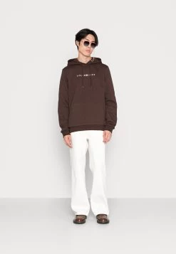Pier One Hoodie - Dark Brown -Professionele Herenkledingwinkel e151abc5ebb04fa993151a5cacf219c6