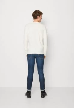 Pier One Longsleeve - Mottled Dark Blue/Light Brown/Off-White -Professionele Herenkledingwinkel e66b696d5b5c464cbac8e4c317b9a7d5