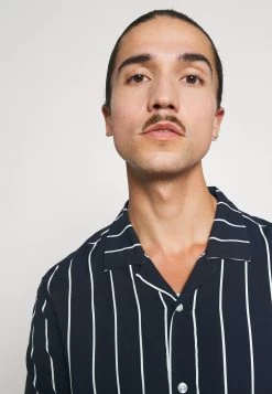 Pier One Overhemd - Dark Blue -Professionele Herenkledingwinkel e6e9fc23e1cd46fc87b552b5249f1636