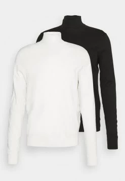 Pier One 2 Pack - Basic Turtleneck - Trui - Black/White -Professionele Herenkledingwinkel ea94d1802d4340c59839e05fa41724c6