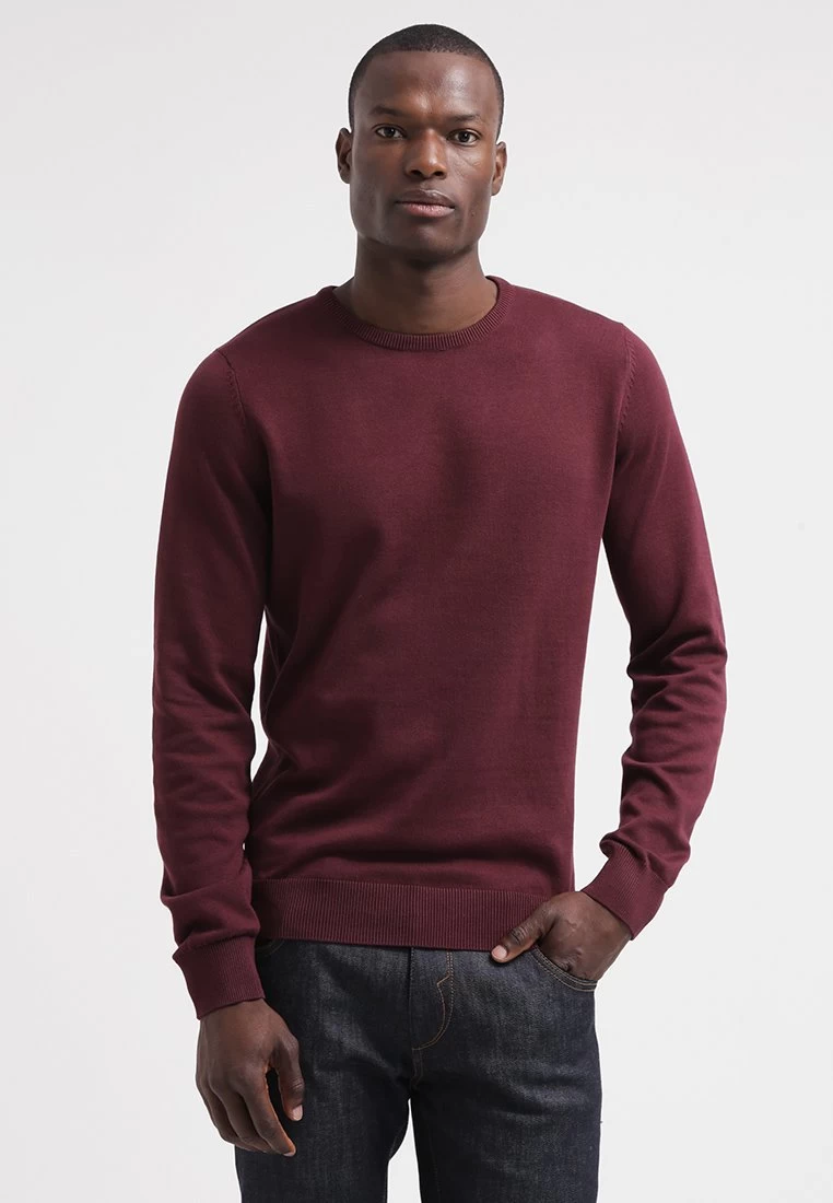Pier One Basic Crewneck - Trui - Bordeaux 3 Pier One Basic Crewneck - Trui - Bordeaux