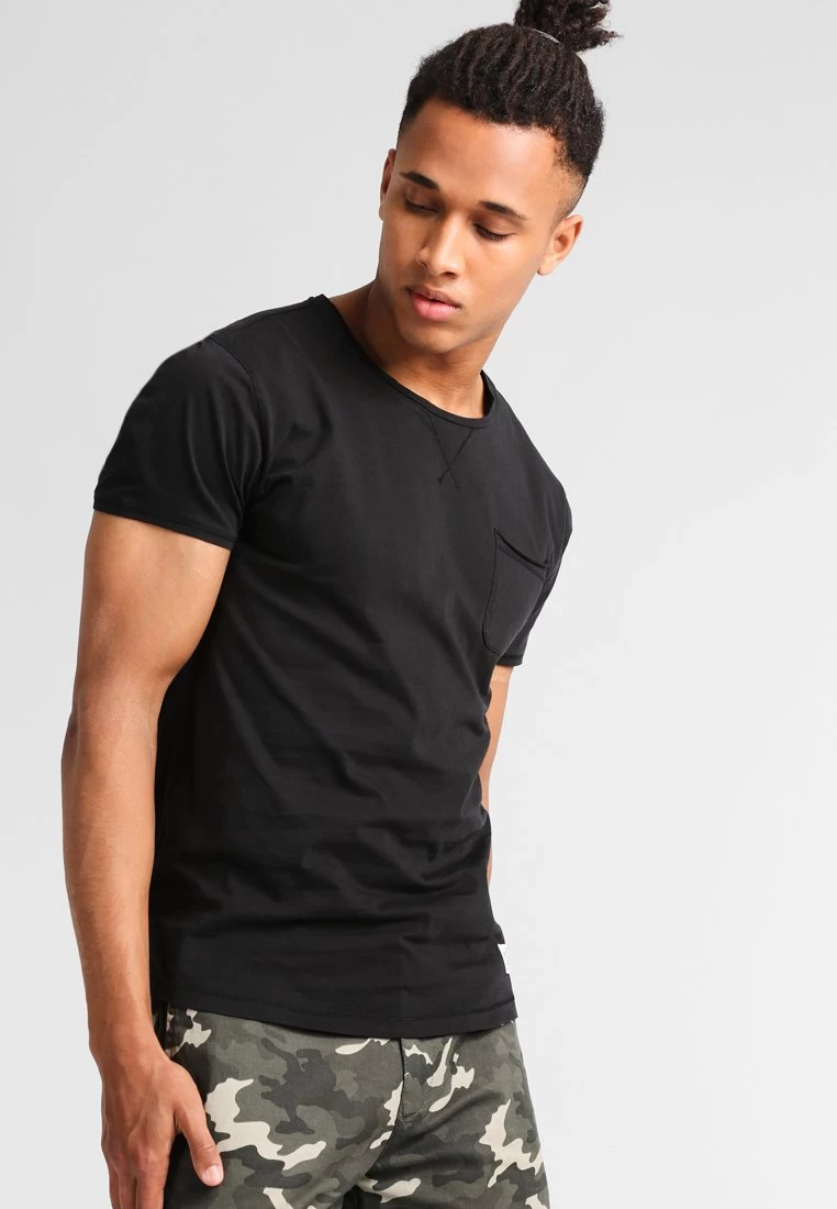 Pier One Garment Tee - T-Shirt Basic - Black 3 Pier One Garment Tee - T-Shirt Basic - Black