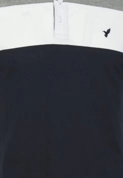 Pier One Poloshirt - Grey/White/Dark Blue -Professionele Herenkledingwinkel f08270d6a8a84d55bc799f0afd2317b4