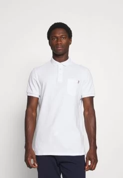 Pier One Tricolore Trim- Poloshirt - White