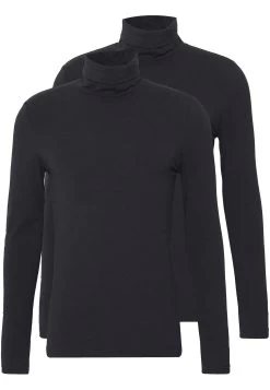 Pier One 2 Pack - Longsleeve - Black