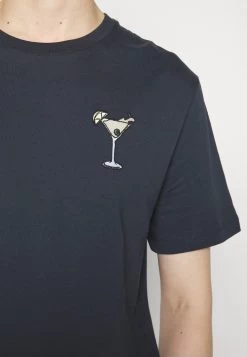 Pier One Cocktail Tee- T-Shirt Print - 503 - Dark Blue -Professionele Herenkledingwinkel f4003dd8624b48549a344f3374008678