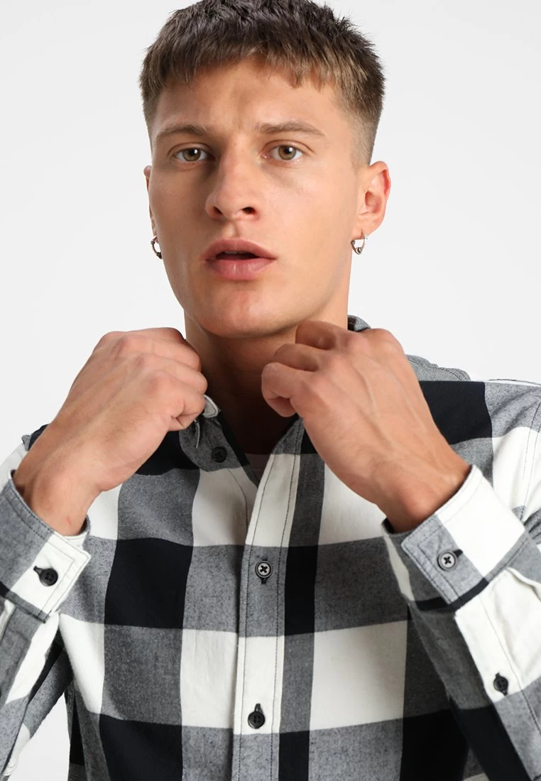 Pier One Overhemd - Black/White 6 Pier One Overhemd - Black/White - Afbeelding 4