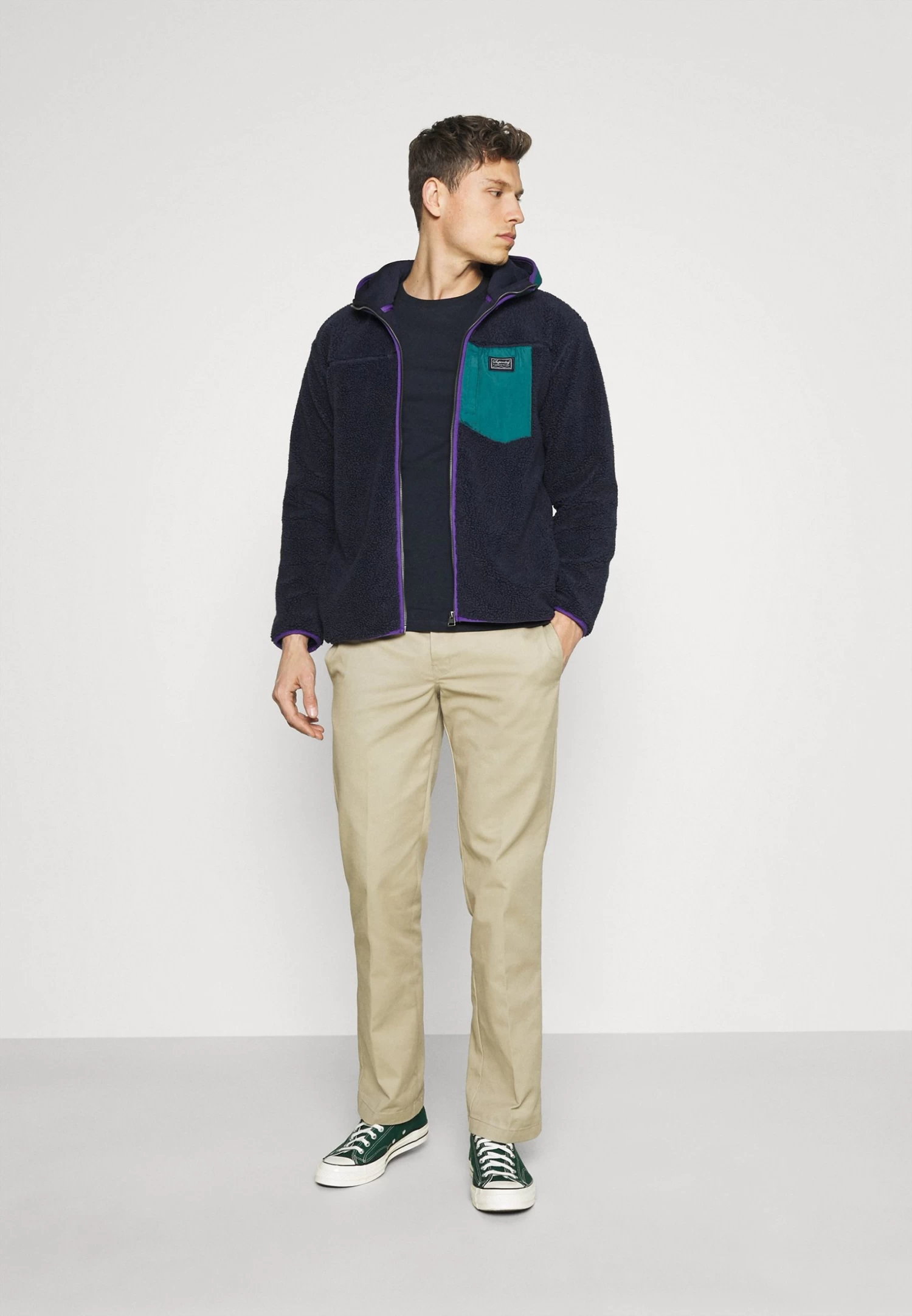 Pier One 2 Pack - Longsleeve - Dark Blue/Mottled Grey 3 Pier One 2 Pack - Longsleeve - Dark Blue/Mottled Grey