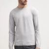 Pier One Basic Crewneck - Trui - Light Grey -Professionele Herenkledingwinkel f8db32b329f64ca7a5bff641a17f39df