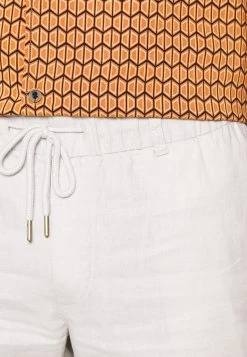 Pier One Linen Blend Drawcord Shorts- Shorts - Beige -Professionele Herenkledingwinkel faf1e59edf384bd2bc1cf42708a1a79d