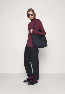 Pier One 2 Pack - Longsleeve - Bordeaux/Dark Blue