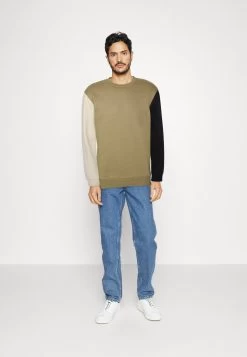 Pier One Sweater - Black/Brown/Grey -Professionele Herenkledingwinkel fed30ff4627e415883e7228caa29479e