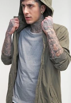 Pier One Parka - Khaki -Professionele Herenkledingwinkel ffa45efc2dcd46dca209c3efa063c7ea